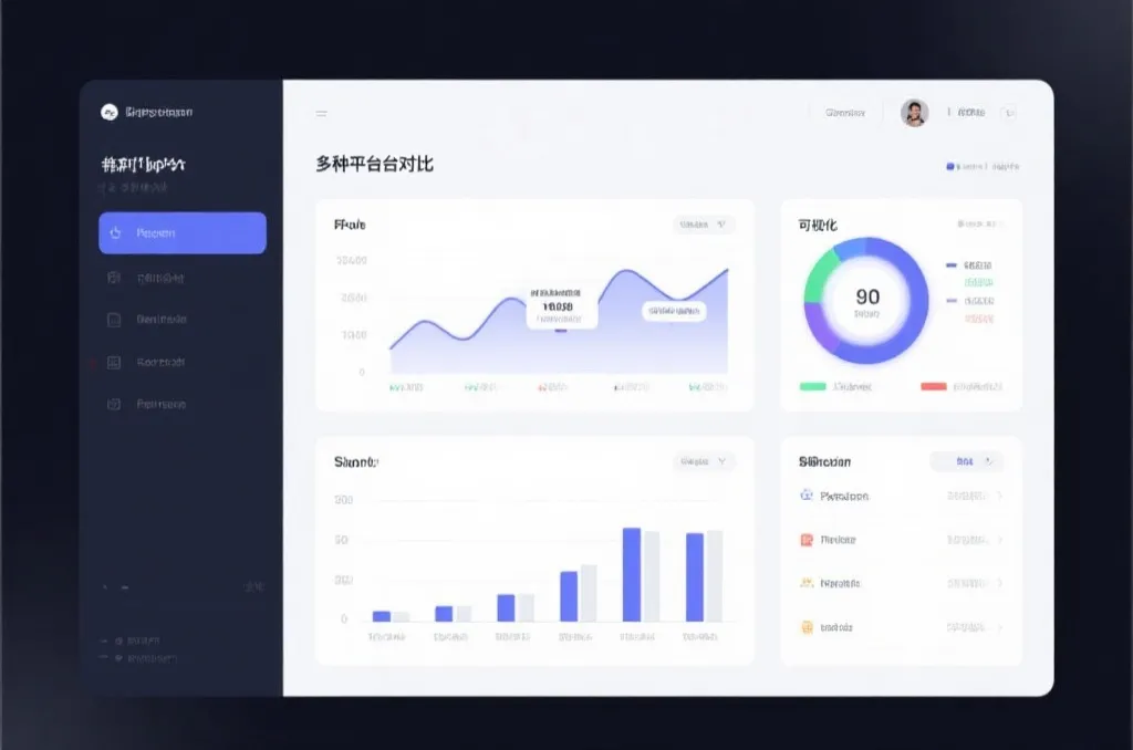 多平台对比的可视化仪表盘